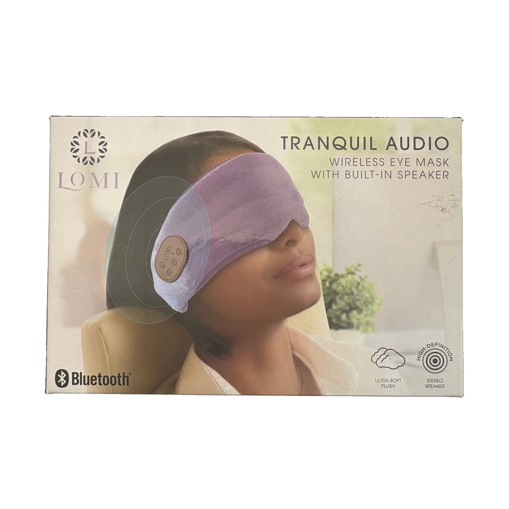 Tranquil Audio Wireless Eye Mask With Built In Speaker